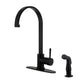 Kingston Brass LS8713DLSP Concord Kitchen Faucet with Side Sprayer