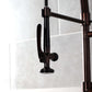 Kingston Brass LS8503DL Concord Single-Handle Deck-Mount Pre-Rinse Kitchen Faucet with Pot Filler, Brushed Brass