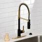 Kingston Brass LS877CTLAB Continental Pre-Rinse Kitchen Faucet