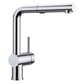 BLANCO Linus Low Arc Pull-Out Dual-Spray Kitchen Faucet - Anthracite