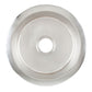 Hand-hammered nickel finish on the Thompson De La Cruz round bar sink, PU-1708BRN