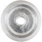 Hand-hammered stainless steel finish on the Thompson De La Cruz round bar sink, PU-1708HSS