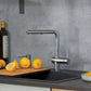 BLANCO Linus Low Arc Pull-Out Dual-Spray Kitchen Faucet - Anthracite
