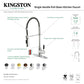 Kingston Brass LS8773DKL Kaiser Pre-Rinse Kitchen Faucet