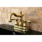 KINGSTON Brass Heritage Centerset Bathroom Faucet - Polished Brass