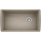BLANCO Diamond SILGRANIT 33" Super Single Undermount Kitchen Sink