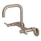 Kingston Brass KS813SB Concord Wall Mount Bridge Kitchen Faucet