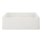 BLANCO Ikon SILGRANIT 33" Double Bowl Apron-Front Farmhouse Sink with Low Divide