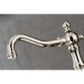 KINGSTON Brass 8" Widespread Bathroom Faucet - Polished Nickel