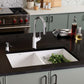BLANCO Precis SILGRANIT 29" 50/50 Double Bowl Undermount Kitchen Sink