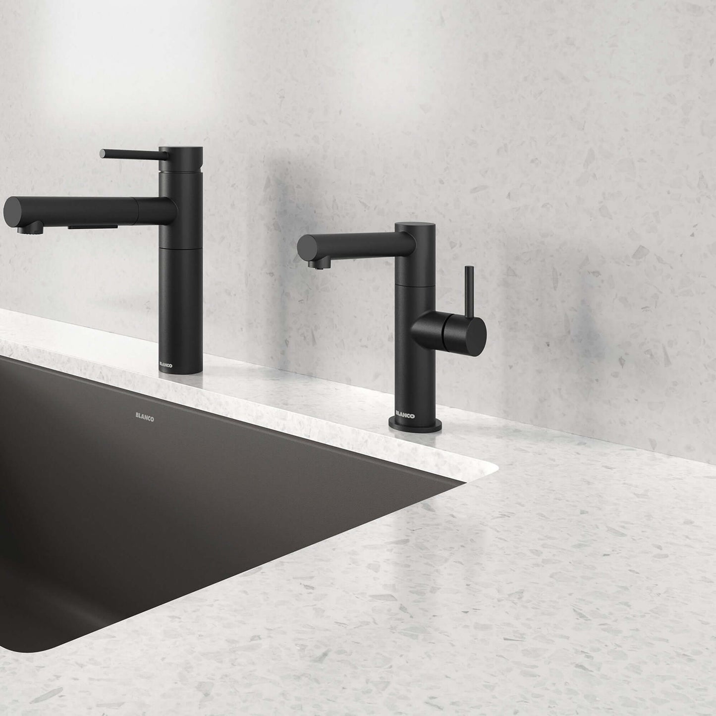 BLANCO Alta II Low Arc Beverage Faucet Compatible with Reverse Osmosis Systems