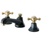 Kingston Brass NS4460BX Water Onyx Widespread Bathroom Faucet