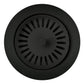 Color-Coordinated Metal Disposal Flange - Anthracite