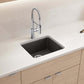 BLANCO Liven SILGRANIT 21" Single Bowl Dual Mount Kitchen Sink