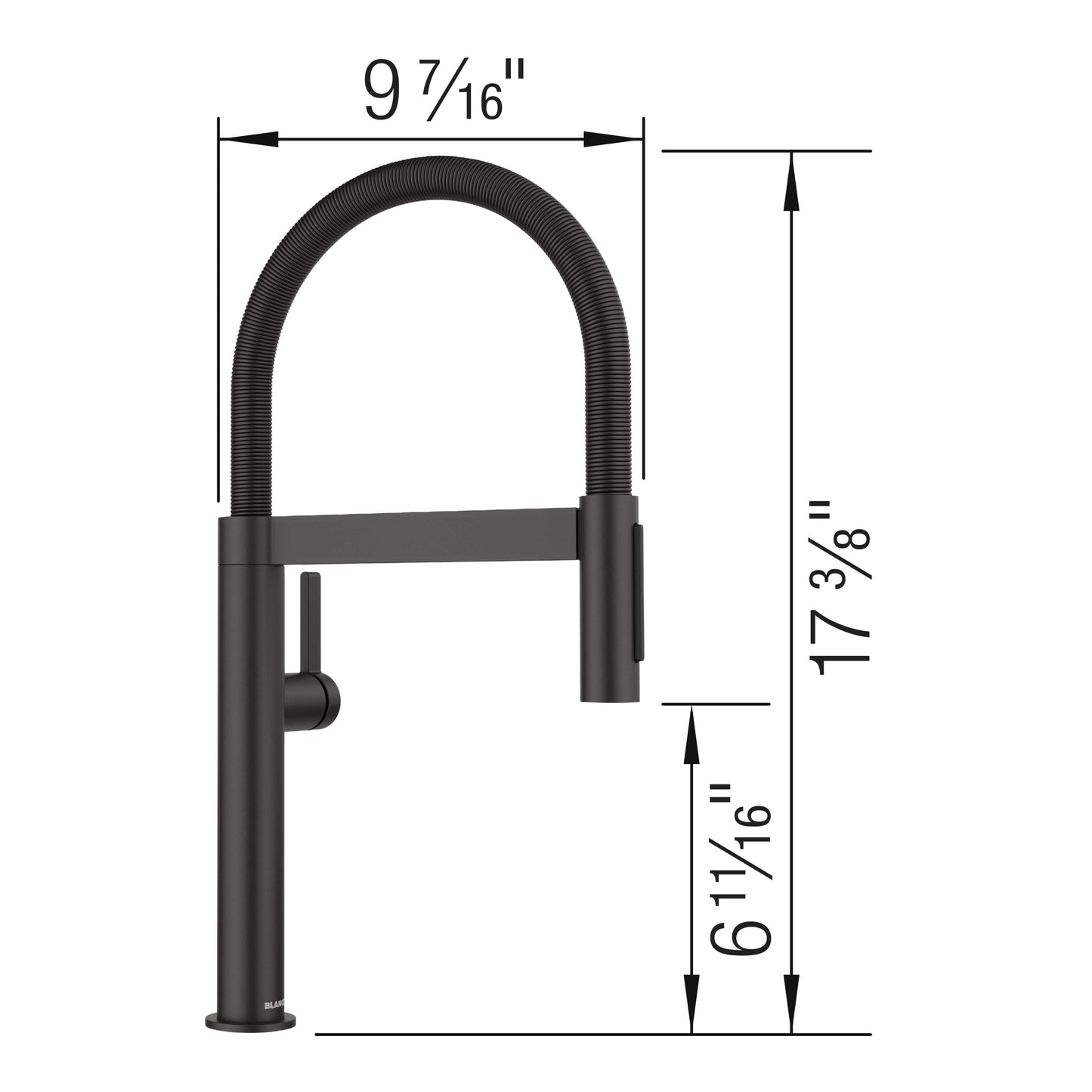 BLANCO Culina Mini II Pull-Down Dual-Spray Kitchen Faucet