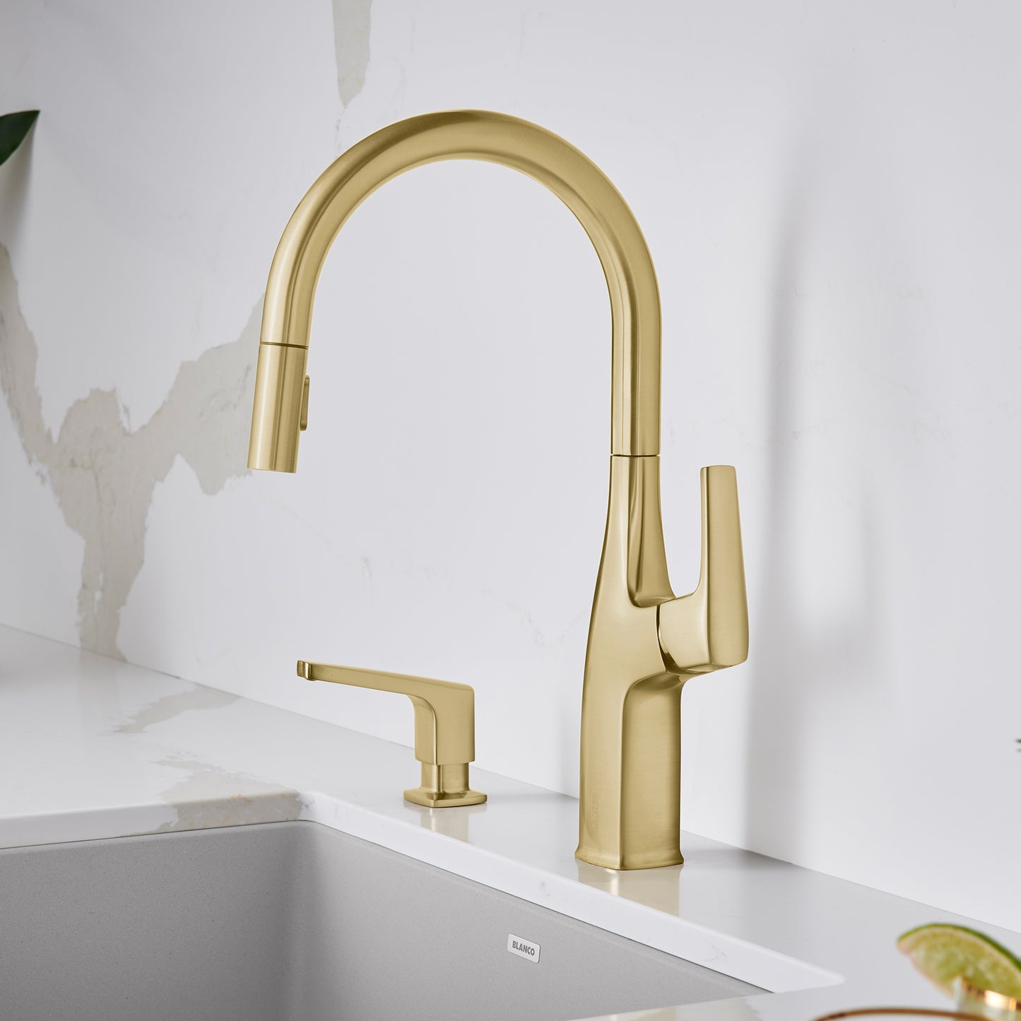 BLANCO Rivana High-Arc Pull-Down Dual-Spray Kitchen Faucet