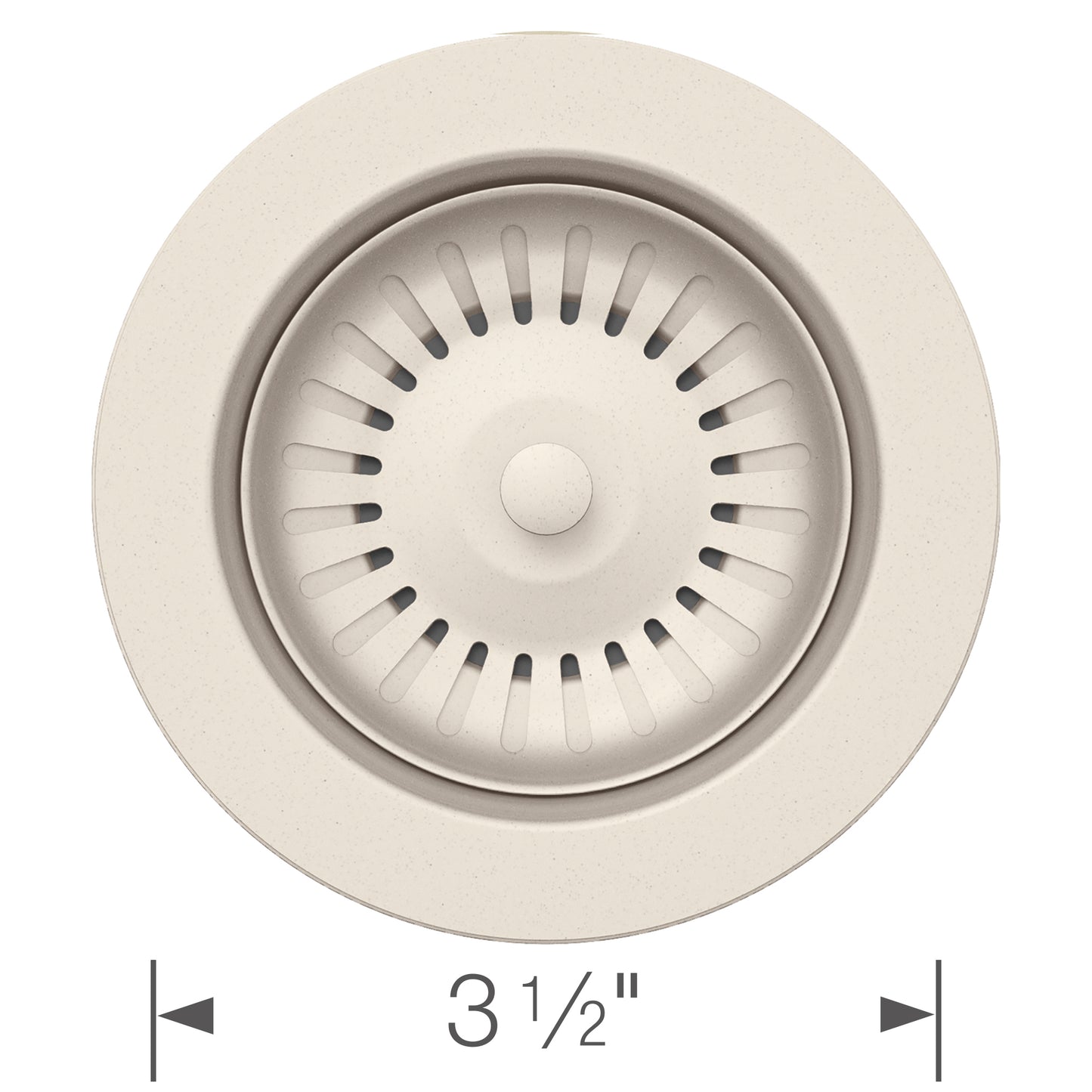 Color-Coordinated Metal Disposal Flange - Anthracite