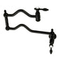 Kingston Brass KS2107TAL Tudor Wall Mount Pot Filler Faucet, Brushed Brass with matte black finish