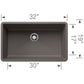 BLANCO Precis SILGRANIT 32" Super Single Undermount Kitchen Sink