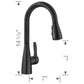 BLANCO Atura Pull-Down Dual-Spray Bar Faucet