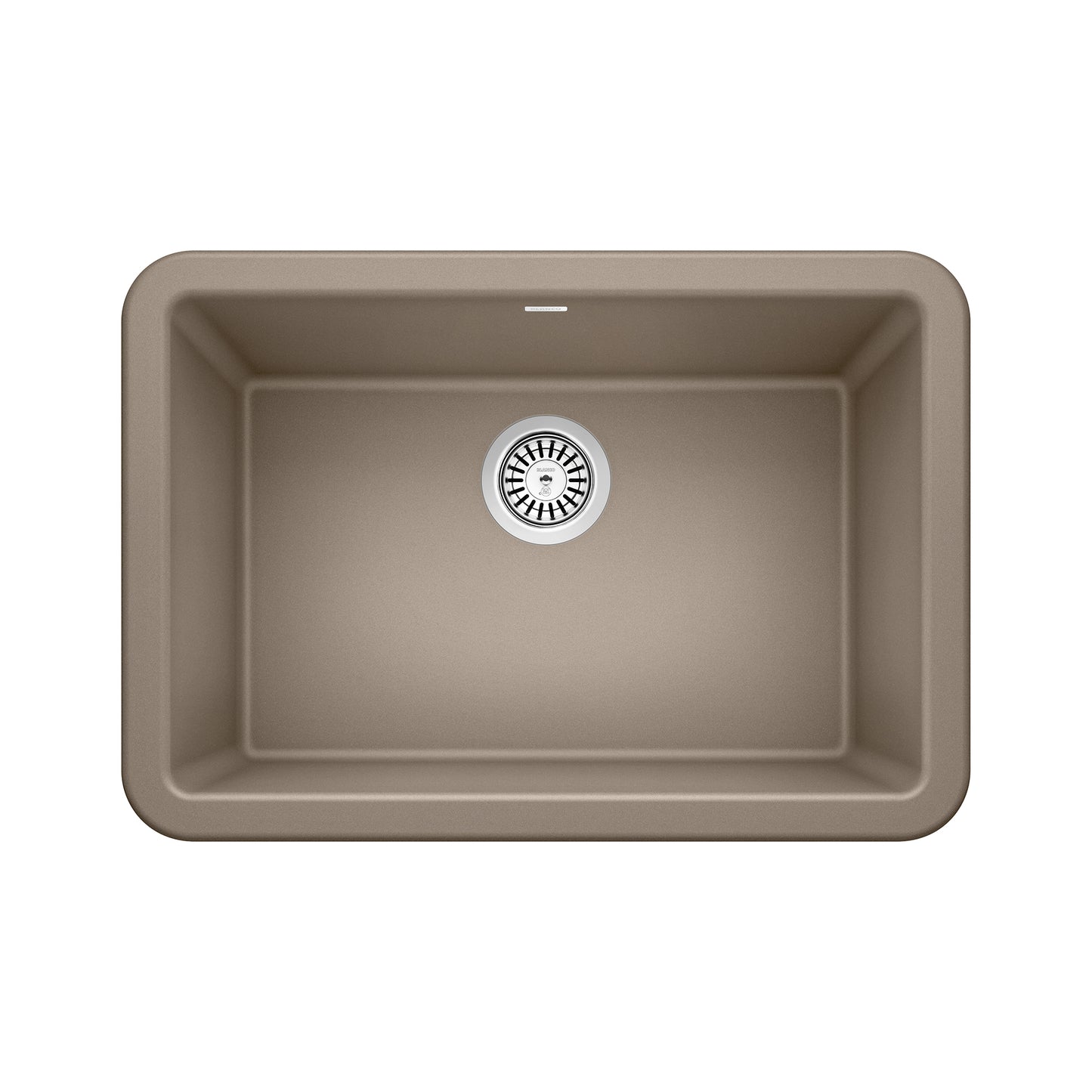 BLANCO Ikon SILGRANIT 27" Single Bowl Apron-Front Farmhouse Sink in a sleek, spacious design.