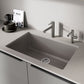 BLANCO Precis SILGRANIT 32" Super Single Undermount Kitchen Sink