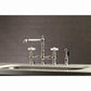 Kingston KS7277PXBS English Country Bridge Kitchen Faucet with Brass Sprayer, Brushed Brass