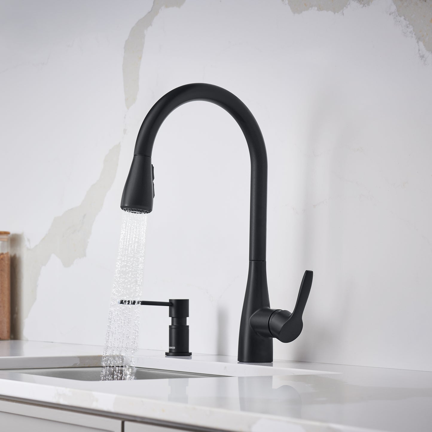 BLANCO Atura Pull-Down Dual-Spray Bar Faucet