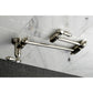 Kingston Brass KS3103BAL Heirloom Wall Mount Pot Filler Faucet, Antique Brass