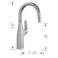 BLANCO Rivana Pull-Down Bar Faucet