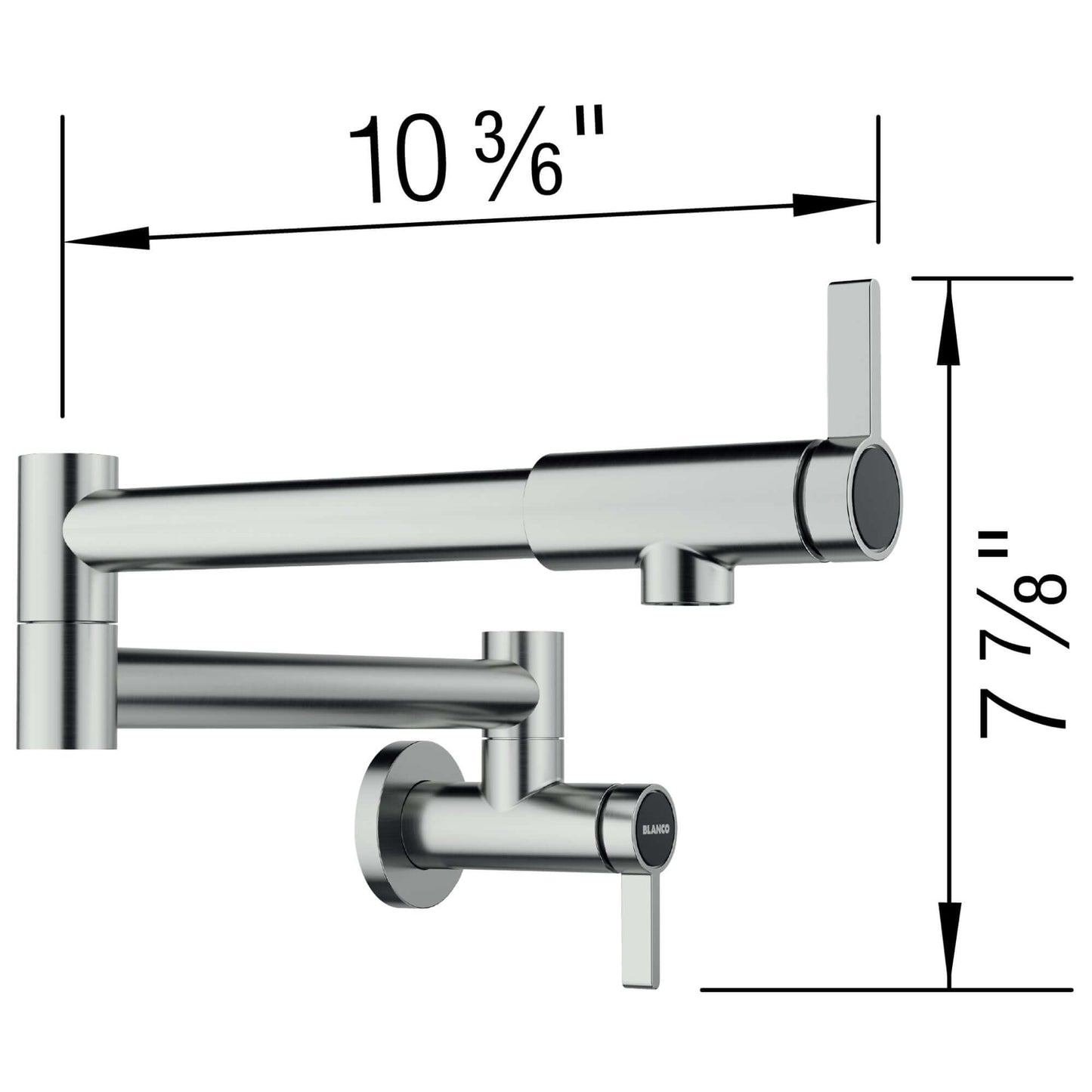 BLANCO Culina II Wall-Mounted Pot Filler