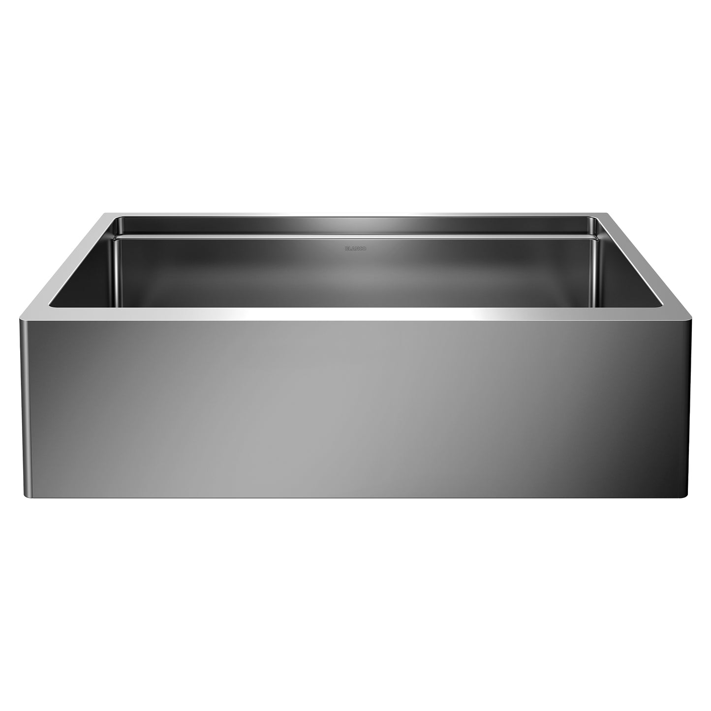 BLANCO Quatrus R15 Ergon 33" Single Bowl Apron-Front Stainless Steel Farmhouse Sink side view