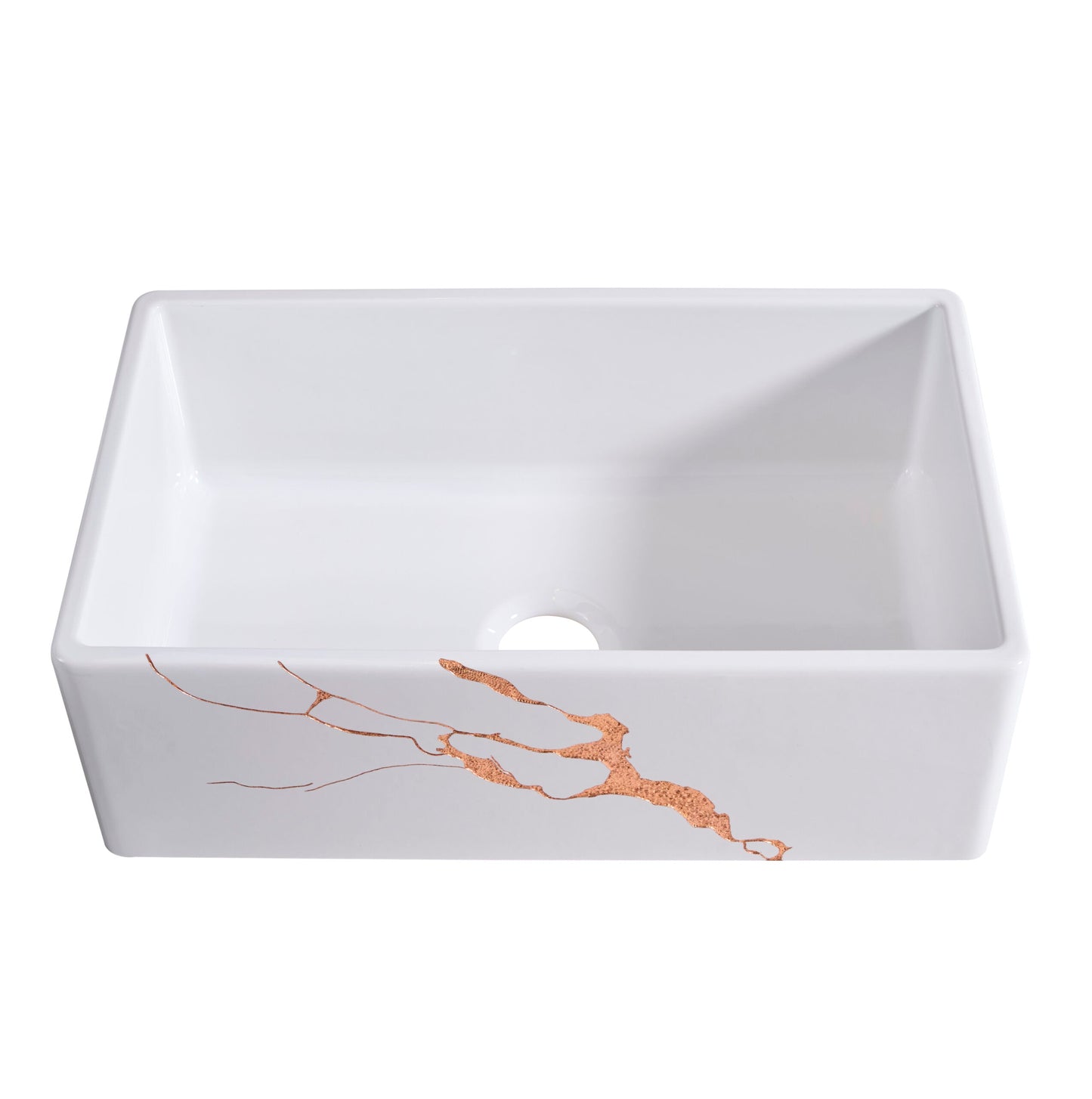 Kintsugi Copper - raised angle view