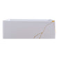 Thompson Kintsugi 30" Matte White Fireclay Farmhouse Sink with Gold Detailing - KSA-KINT-GOLD - view 3