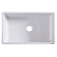 Thompson Kintsugi 30" Matte White Fireclay Farmhouse Sink with Gold Detailing - KSA-KINT-GOLD - view 4