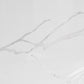 Thompson Kintsugi 30" Gloss White Fireclay Farmhouse Sink with Silver Detailing - KSA-KINT-SILVER - view 5
