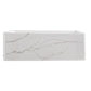 Thompson Kintsugi 30" Gloss White Fireclay Farmhouse Sink with Silver Detailing - KSA-KINT-SILVER - view 3