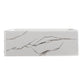 Thompson Kintsugi 30" Gloss White Fireclay Farmhouse Sink with Silver Detailing - KSA-KINT-SILVER - view 4