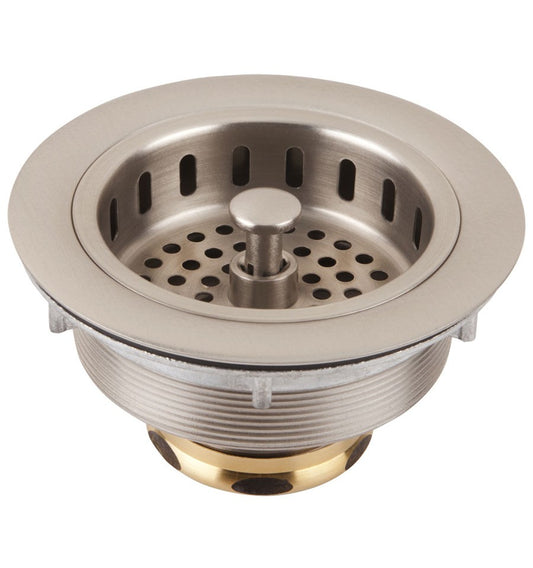 Thompson Traders brushed nickel 3.5" basket strainer TDB35-BRN