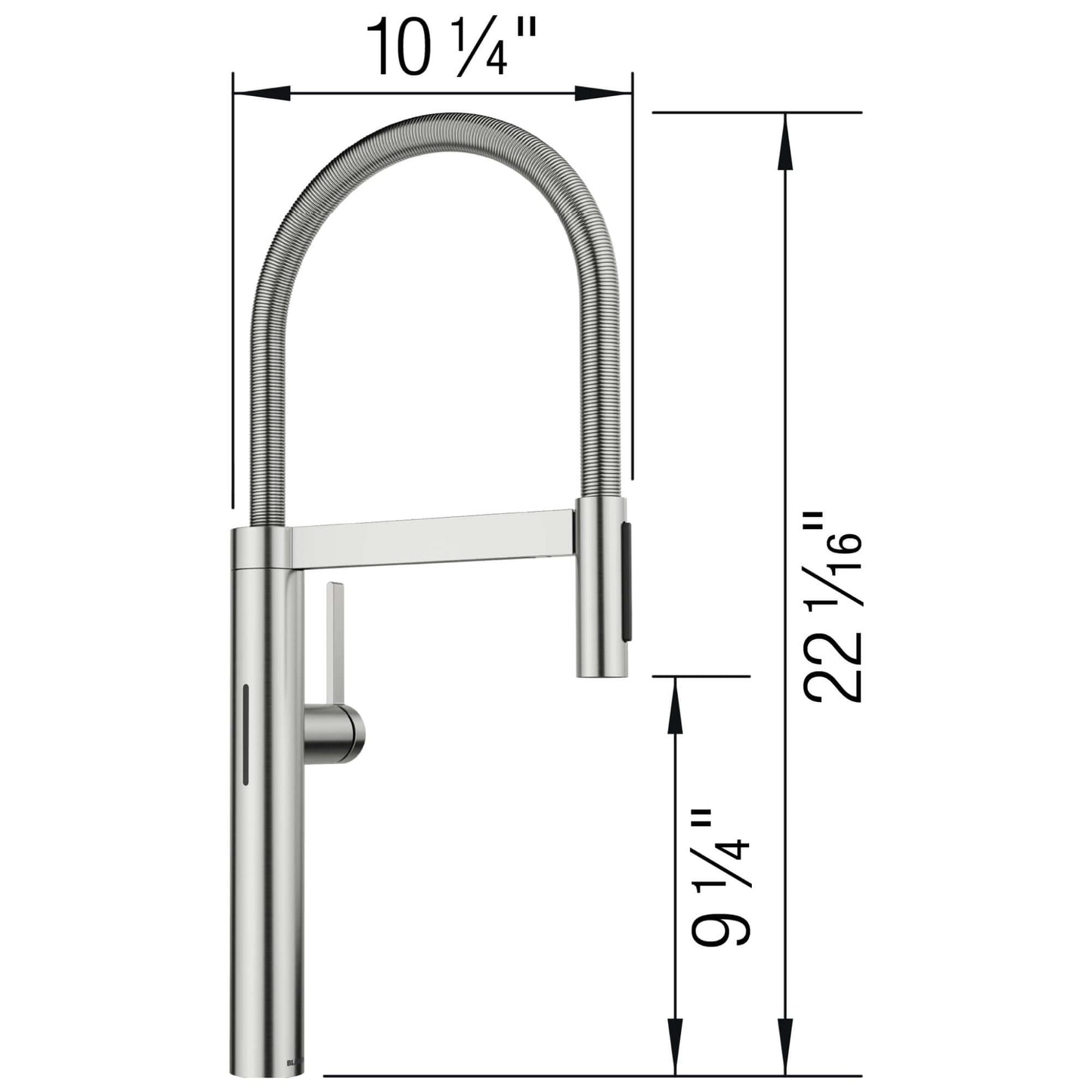 BLANCO Culina II Pull-Down Dual-Spray Touchless Sensor Kitchen Faucet