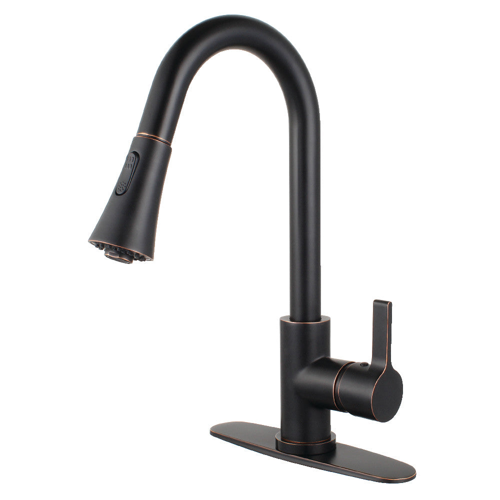 Kingston Brass LS8723CTL Continental Pull-Down Kitchen Faucet