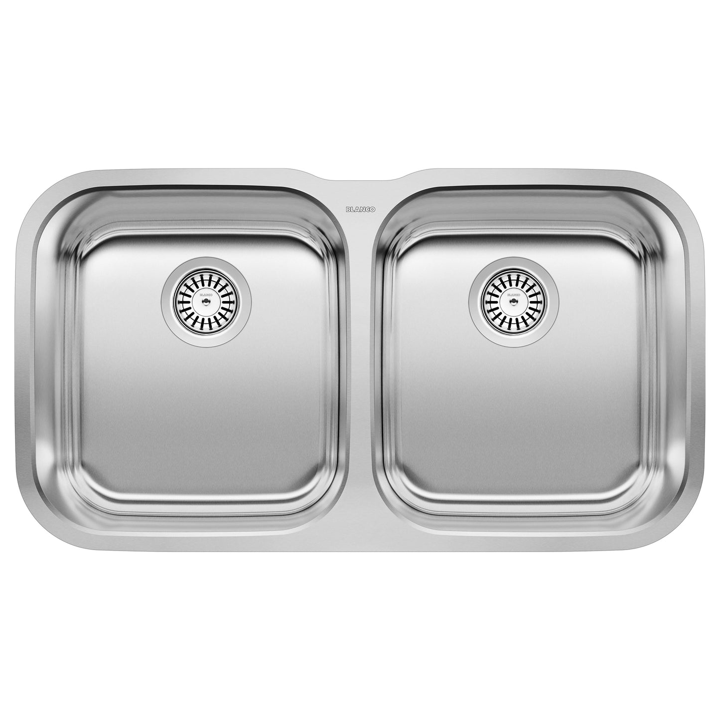 BLANCO Stellar 33" 50/50 Double Bowl Undermount Stainless Steel Kitchen Sink