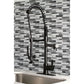 Gourmetier LS8503CTL Continental Single-Handle Deck-Mount Pre-Rinse Kitchen Faucet with Pot Filler, Brushed Brass