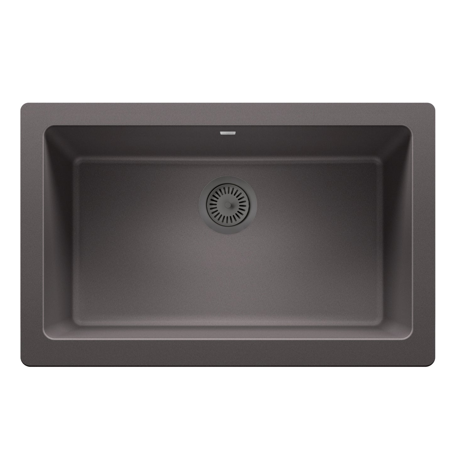 Color-Coordinated Metal Disposal Flange - Anthracite