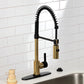 Kingston Brass LS877CTLAB Continental Pre-Rinse Kitchen Faucet