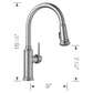 BLANCO Empressa High Arc Pull-Down Dual-Spray Kitchen Faucet