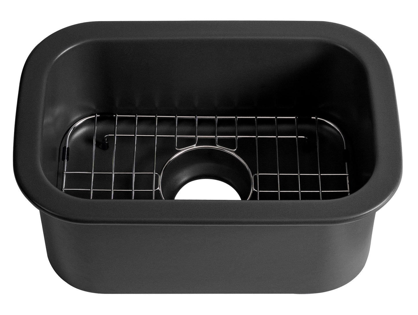 Alfi 13" x 19" Dual Mount Fireclay Prep Sink - ABF1319UD