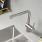 BLANCO Linus Low Arc Pull-Out Dual-Spray Kitchen Faucet - Anthracite