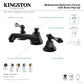 Kingston Brass NS4460AL Water Onyx Widespread Bathroom Faucet