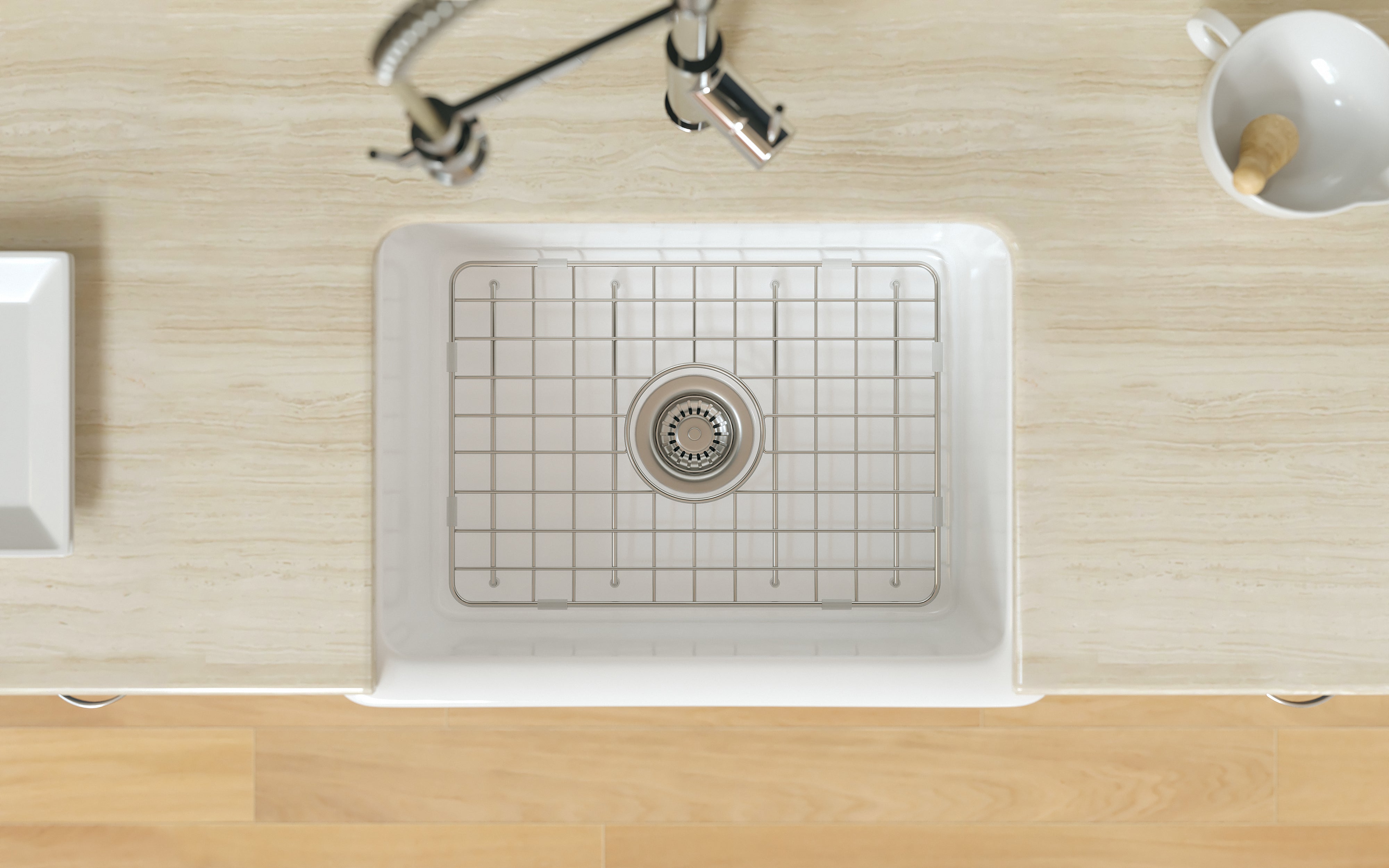 Latoscana SSG-LNR2418 stainless steel sink grid